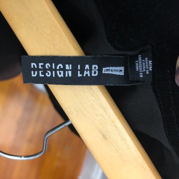 Lord Taylor Design Lab Corduroy Mini Skirt Black M - Picture 3 of 8